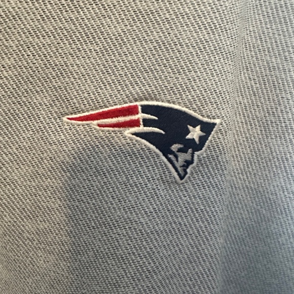 Antigua Patriots Zip up Long Sleeve - Picture 2 of 4